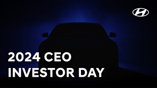 2024 CEO Investor Day  현대자동차 [upl. by Eey]