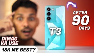 Vivo T3 5G Review after 90 Days  Best 5G Phone Under 20000 [upl. by Airdnat]