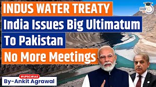 India issues Pakistan notice on Indus waters treaty review  Know all about it  UPSC [upl. by Nanni]