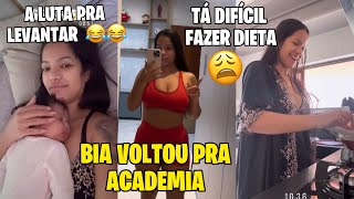 BIA CHAGAS VOLTOU PRA ACADEMIA TA DIFICIL FAZER DIETA LAURA SO DORME COM A BIA [upl. by Feil]