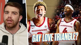 Gay Love Triangle of Arkansas Basketball Rumors EXPLAINED [upl. by Leopold]