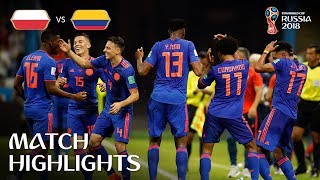 Poland v Colombia  2018 FIFA World Cup  Match Highlights [upl. by Hurwit]