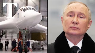 President Putin climbs in Russias fastest nuclear bomber [upl. by Georgy]