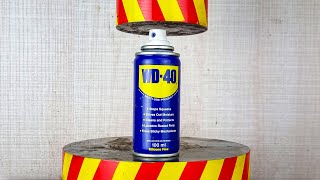 100 TON HYDRAULIC PRESS VS WD40 [upl. by Drarreg620]