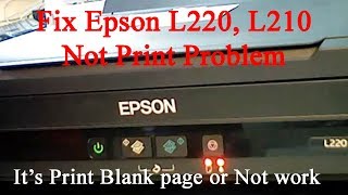 How to fix epson l220 blinking light error [upl. by Tizes424]