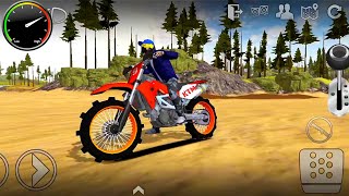 Racing Sports Bike Difficult Offroad Motocross Riding Impassable Android Gameplay [upl. by Aserehtairam]