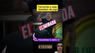 💣💥🎉💥🎉💥🎉A Fazenda 16 Fernanda e Zaac desistem tocam sino stories afazenda16 AFazenda fofocas [upl. by Eenwahs]