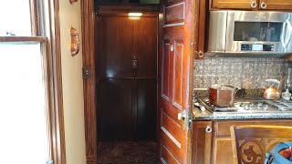 Awesome Historic Inclinator Elevette elevator in a private house [upl. by Assille943]