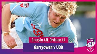 Garryowen v UCD  EnergiaAIL Highlights Mens Div 1A Rd 6 [upl. by Nilya]