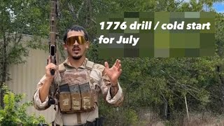 1776 drill  mil spec mojo cold start [upl. by Ecitnerp292]