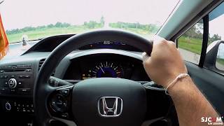 Civic all new 2014 ไฟเกียร์ D ไฟหน้าจอกระพริบ [upl. by Eillak]