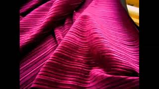 Skyline Boysenberry Velvet Stripe Upholstery Fabric [upl. by Gothard]