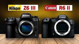 Nikon Z6 Mark III VS Canon R6 Mark II Comparison  Leaks Comparison [upl. by Newbold]