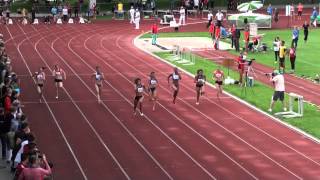 Schweizer Vereinsmeisterschaften 2015 100 m Frauen [upl. by Hctim]