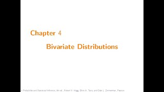 Chapter 4 5 The Bivariate Normal Distribution [upl. by Nnairahs]