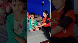 Bakheri আৰু Angel 😇 💖 dance cutebaby angel sisters youtubeshorts trending [upl. by Ennaeirb283]