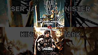 Jamie Lannister VS Robb Stark Who wins gameofthrones vs asoiaf fyp got hotd versus stark [upl. by Devine622]