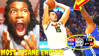 NUGGETS VS WARRIORS REACTION 2024 DENVER NUGGETS VS GOLDEN STATE WARRIORS HIGHLIGHTS REACTION 2024 [upl. by Amalia]