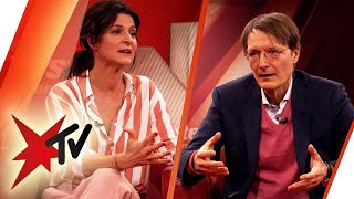 Marlene Lufen attackiert Karl Lauterbach „So viele die seelisch verkümmern“  stern TV [upl. by Yatnod444]