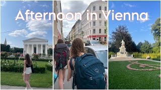 AN AFTERNOON IN VIENNA  INTERRAILING VLOG DAY TWELVE [upl. by Ahsasal]