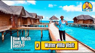 WATER VILLA Resort Visit Ep 4 Fihalhohi Maldives [upl. by Yaya]