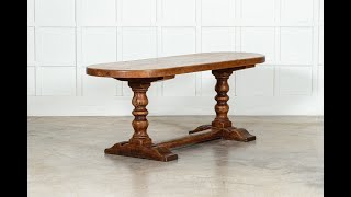 18thC French Elm Refectory Table [upl. by Jehiah]