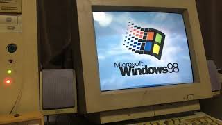 Windows 98 PC Startup Pentium iii [upl. by Vaclav]