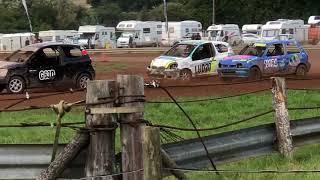 Gloucestershire autograss 29924 ukac round 5 junior saloon B final [upl. by Eilac]