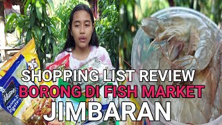 REVIEW SHOPPING LIST FOR COOKING [upl. by Annas]