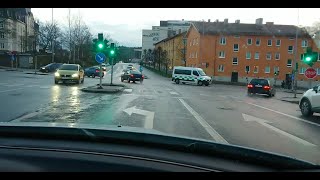 Körprov i Södertälje Många missar att väja för mötande trafik i denna korsning [upl. by Sousa823]