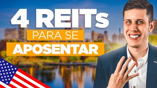 4 REITs para se aposentar com dividendos em DÓLAR [upl. by Nosned]