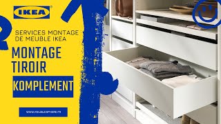 Montage tiroir Komplement Ikea  Armoire PAX [upl. by Ococ706]