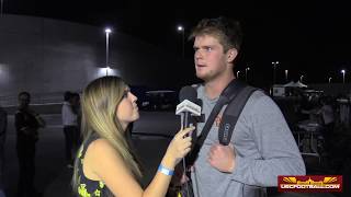 Sam Darnold talks oneonone after ASU win [upl. by Kiefer]