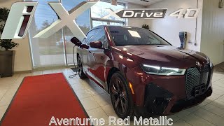 NEW ARRIVAL 2023 BMW iX xDrive40 Aventurine Red on Castnea [upl. by Aelat320]