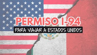 ¿Cómo tramito el Permiso I94 para viajar a Estados Unidos [upl. by Angadreme]