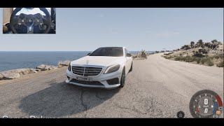 Mercedes Benz W222 S63 AMG BeamNG Drive [upl. by Laval917]