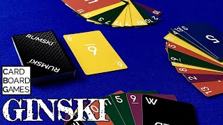 How to Play Ginski  Rummy Card Game for 3 Players [upl. by Dawes]