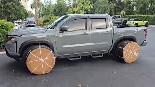 Wheel mods 2024 Nissan Frontier Pro Fuel Flux 6 20 inch 2755520 Pirelli Scorpion AS Plus 3 tires [upl. by Adien469]