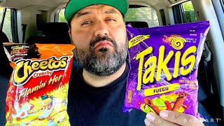 Hot Cheetos and Takis Mukbang  I Went to the Hospital [upl. by Ellek]