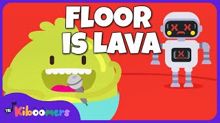 Floor Is Lava Song  THE KIBOOMERS Preschool Songs  Freeze Dance [upl. by Terbecki799]