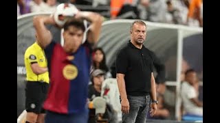 Hansi Flick Reaction to Fc Barcelona Thrashing Crvena Zvezda 52 [upl. by Aimak]