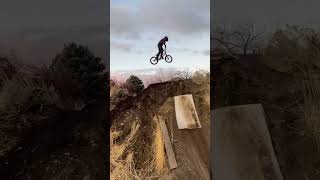 finally getting 360s mtb bicycle mtbs viral bmx sendit crash crazy [upl. by Naraa570]