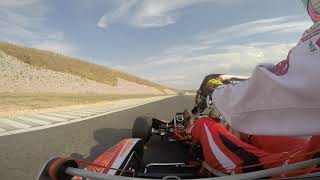 Motorsportarena Mülsen Kart KZ2 onboard [upl. by Llekcm84]