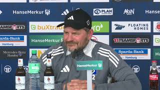 HSV Pressekonferenz vor dem Spiel gegen 1FC Nürnberg [upl. by Leanna]