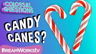 Who Invented Candy Canes  COLOSSAL QUESTIONS [upl. by Aynotahs78]