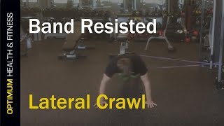 Band Resisted Lateral Crawl [upl. by Aivul]