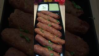 Soyabean Seek Kebab Recipe  Dhaba Style Soyabean Seek Kebab  shorts viralrecipe kebab [upl. by Barbra]