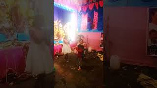 hamare khane Durga dance funny [upl. by Acimot]