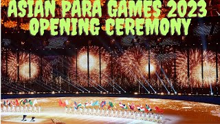 Opening Asian para games 2023  Hangzhou some moments  Asian Para games 2022 [upl. by Tobin]