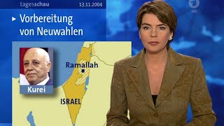 Tagesschau vor 20 Jahren 13112004  Susanne Daubner [upl. by Aicina]